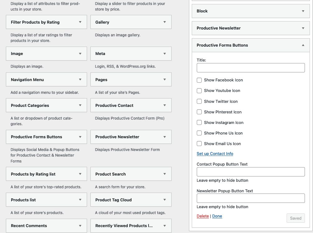 Page Builder Support