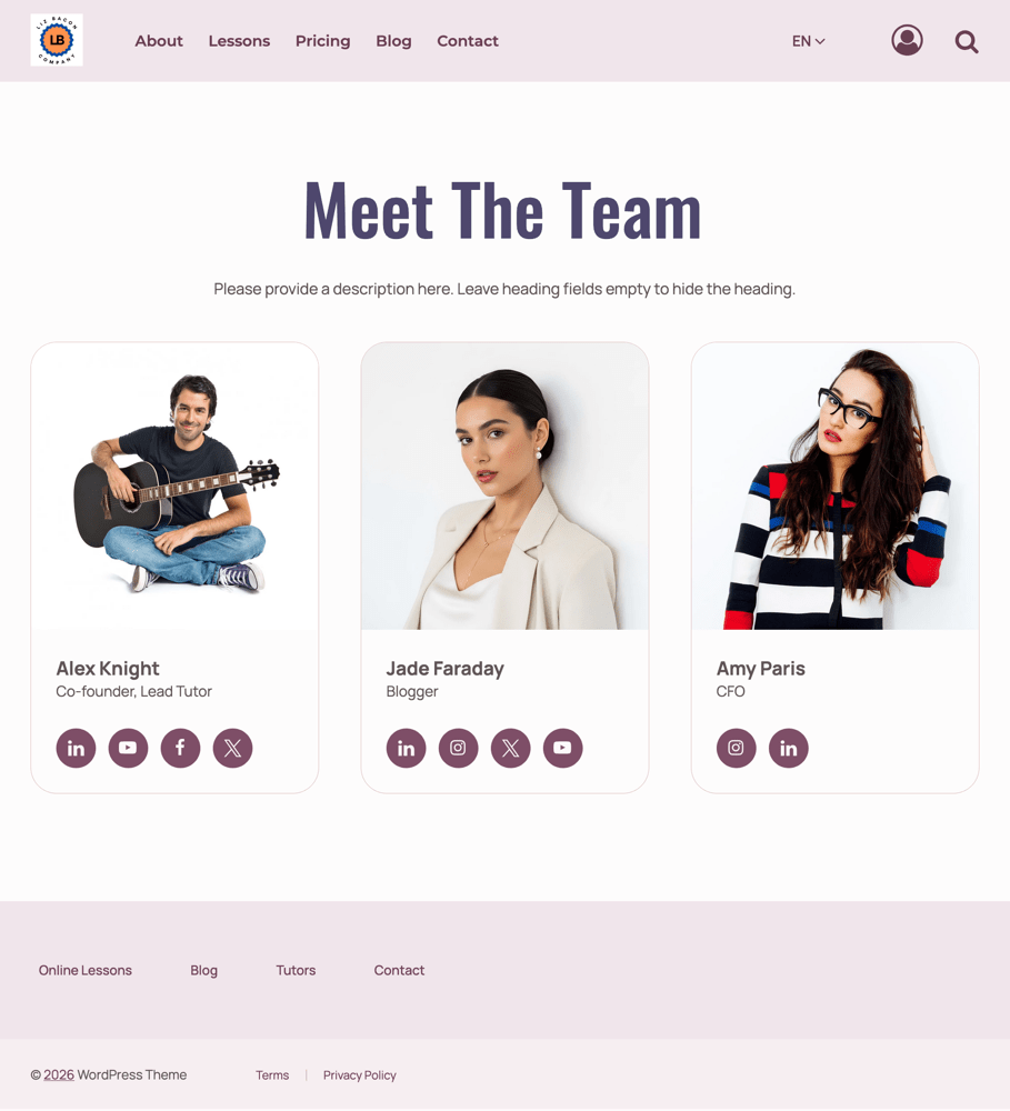 COLOR SCHEME: Grape Standard